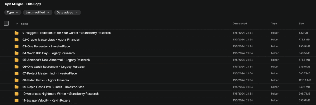 Kyle Milligan – Elite Copy