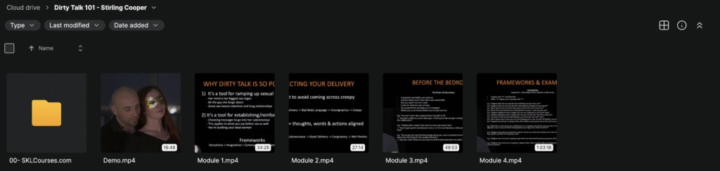 Stirling Cooper – Dirty Talk 101