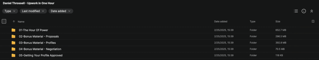 Daniel Throssell – Upwork in One Hour