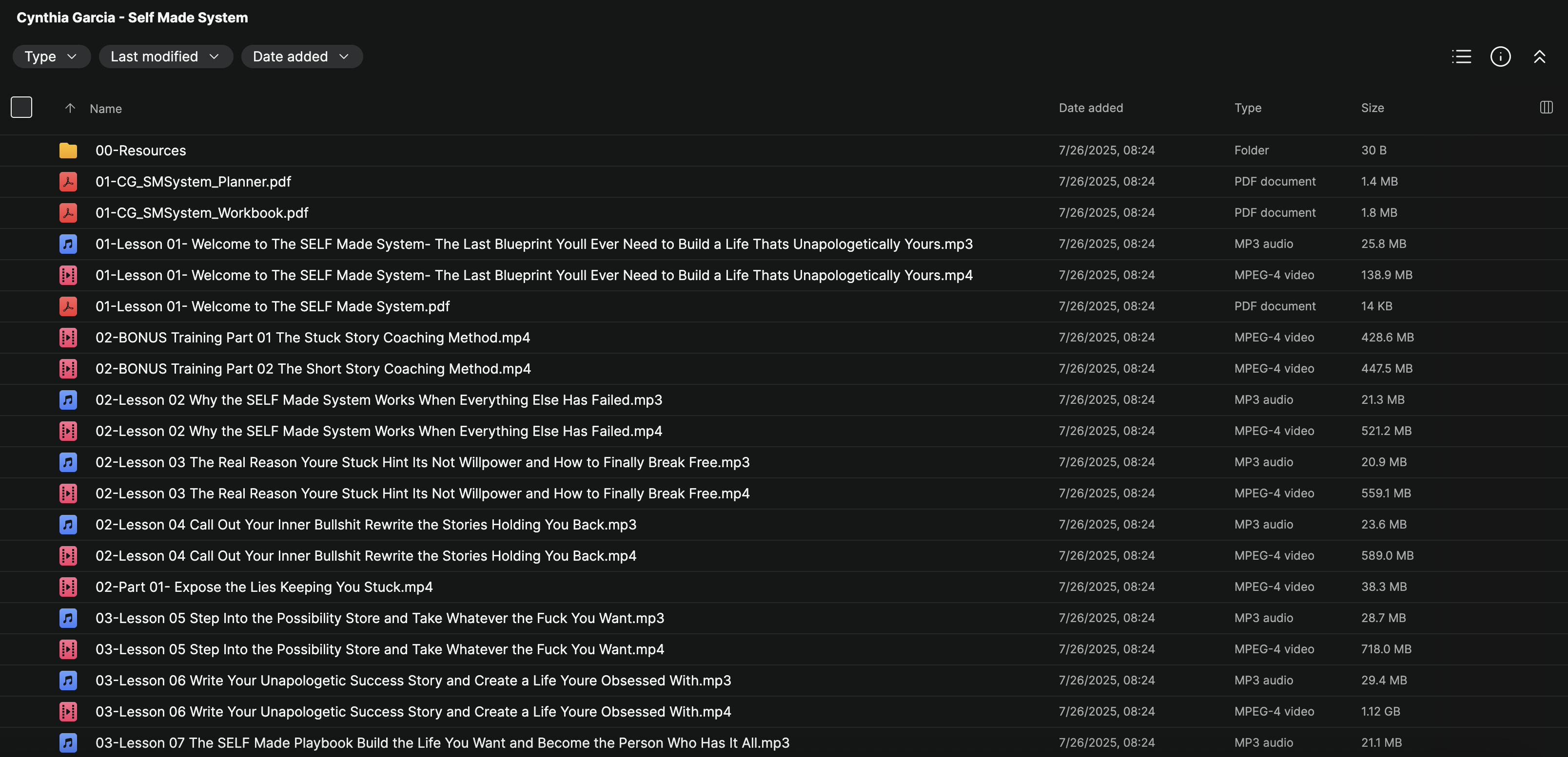 Cynthia Garcia – Self Made System