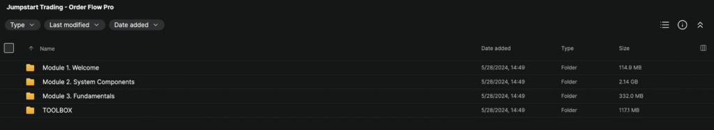 Jumpstart Trading – Order Flow Pro