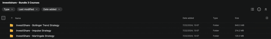 Investishare – Bundle 3 Courses