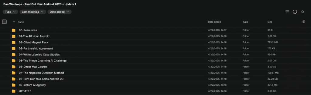 Dan Wardrope – Rent Out Your Android 2025