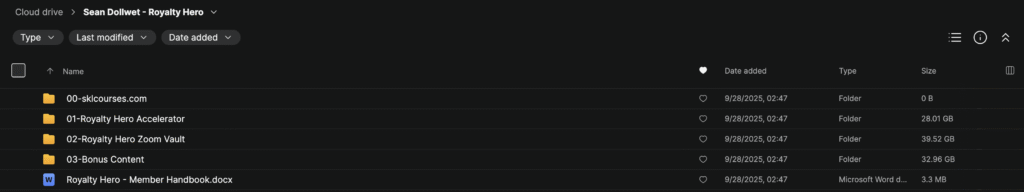 Sean Dollwet – Royalty Hero (2024)