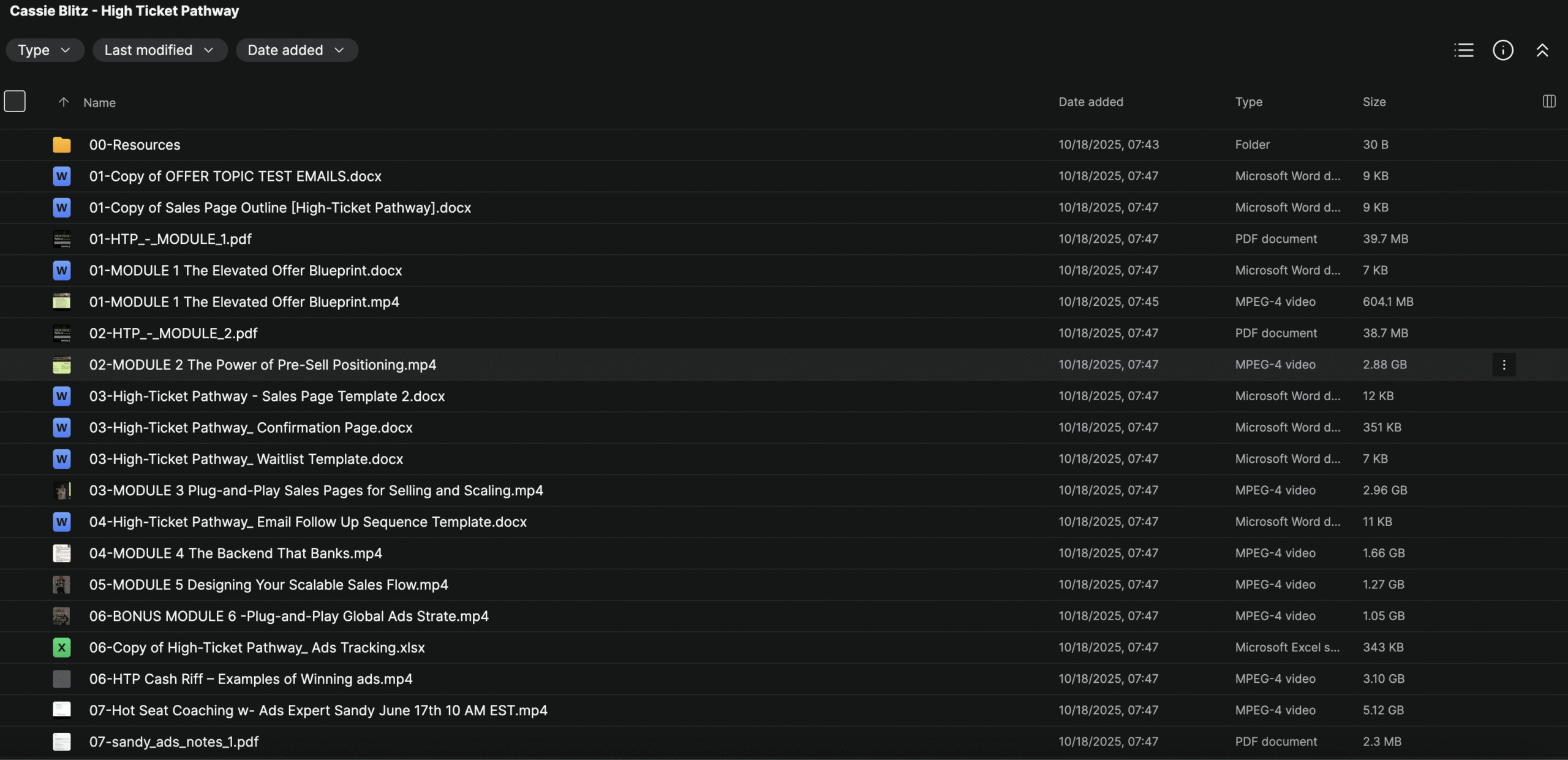 Cassie Blitz – High Ticket Pathway