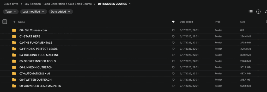 Jay Feldman – Lead Generation & Cold Email Course