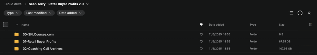 Sean Terry – Retail Buyer Profits 2.0