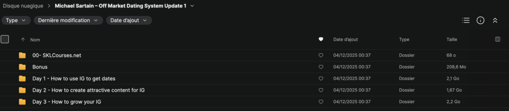 Michael Sartain – Off Market Dating System