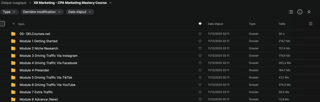 XB Marketing - CPA Marketing Mastery Course