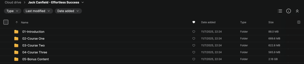 Jack Canfield – Effortless Success