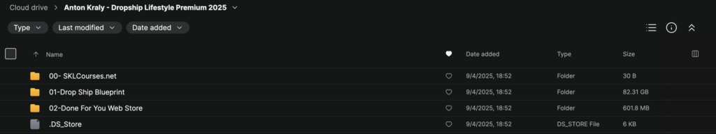 Anton Kraly – Dropship Lifestyle Premium 2025