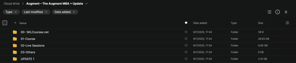 Augment – The Augment MBA