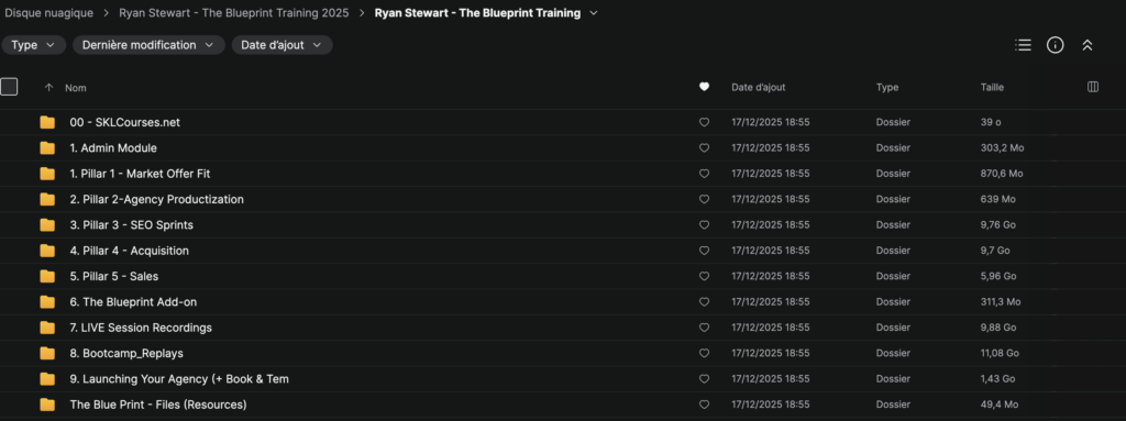 Ryan Stewart – The Blueprint Training 2025